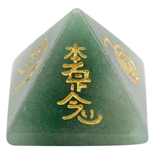 KYEYGWO Reiki Heilung Kristall Pyramide Edelstein mit Usui...