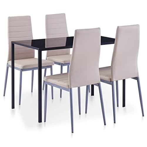ShGaxin Ensemble de table et chaises de salle à manger 5 pièces Ensemble table et chaises de...