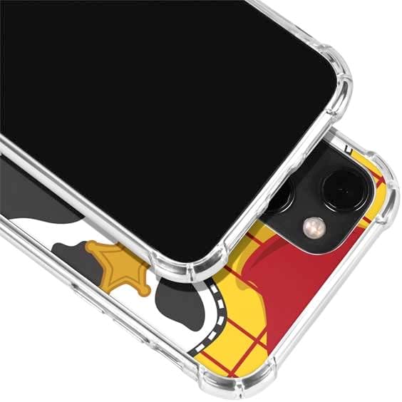 Skinit Clear Phone Case Compatible with iPhone 13 - Officially Licensed Disney Toy Story Woody Apparel Design