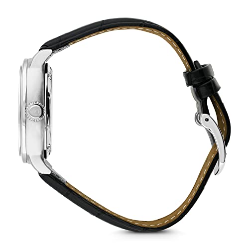 Stauer 1930 Dashtronic Watch – Automatic Watches For Men – Cotswold Genuine Mens Watches Leather Band W/Stainless Steel Case – Automated Movement & 3-Atm Water Resistant Watch – Mens Wrist Watches #TOP2