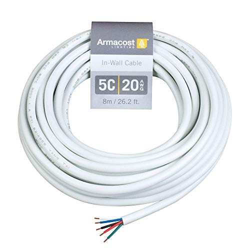 Image of Armacost Lighting 20AWG 5C 24ft (8m) in-Wall Copper Cable 775200