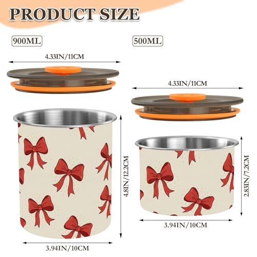 Contenedor para café hermético de acero inoxidable 900 ml miniatura 2