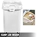 VEVOR 27 Gallon food storage containers 500 Cup Ingredient Bin with Scoop and Sliding Lid Commercial Food Container Ideal for rice storage, dog food container, flour, and sugar containers, White