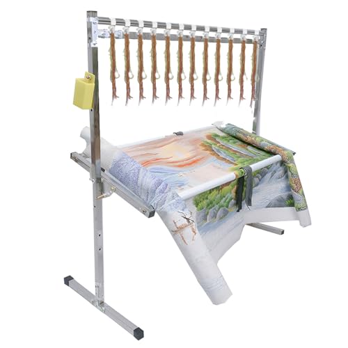 Support point de croix réglable acier inoxydable pour broderie et couture