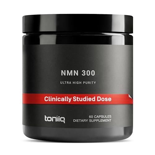 Ultra High Purity Stabilized NMN Capsules - 98% Highly Purified and Highly Bioavailable - 300mg - for NAD+ - 60 Capsules NMN Nicotinamide Mononucleotide Booster Supplement
