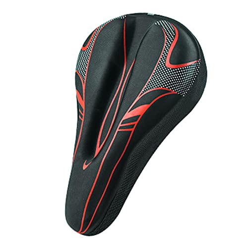Capa de almofada de assento de bicicleta de gel,Capa de assento de bicicleta macia e confortável | C
