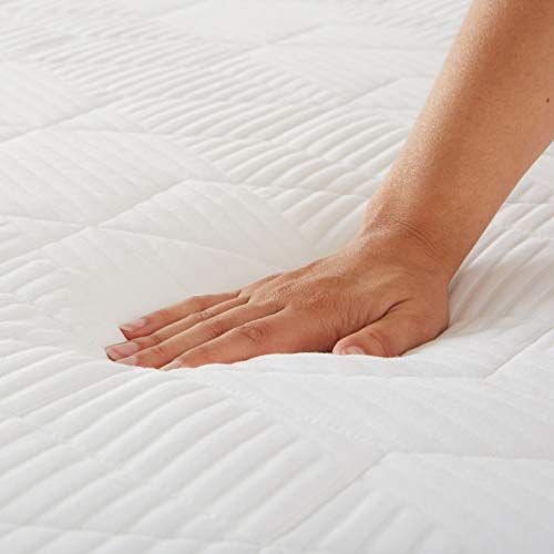Amazon Basics Cooling Gel Infused Firm Support Latex-Feel Mattress, Certipur-Us Certified - Queen Size, 12 Inch #TOP2