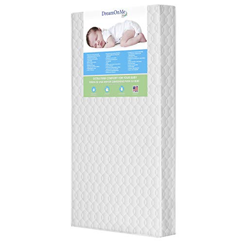 Dream On Me Carousel Firm Fiber Crib and Toddler Mattress #TOP23