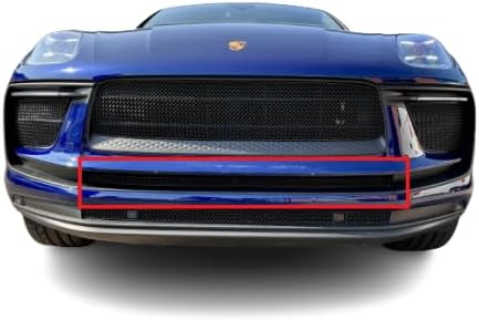 Zunsport Compatible With Porsche Macan Base, S and GTS 2021 Facelift / 2022 - Centre Grill - Black finish (2021 to)