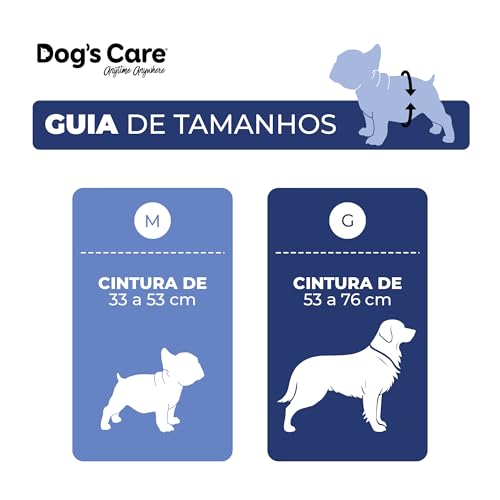 DOG’S CARE Dogs&Pee Fralda Descartável Para Cães Machos - Fralda Absorvente Para Cachorros Idosos e