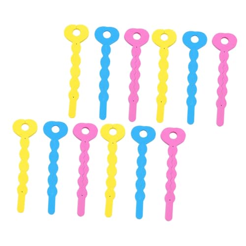 FRCOLOR 24 Piezas rizador de esponja rodillos rulos curling rodillo de pelo gigante bigudí hair curler hair rollers palos de rizo de esponja herramientas de peinado de peluquería bricolaje