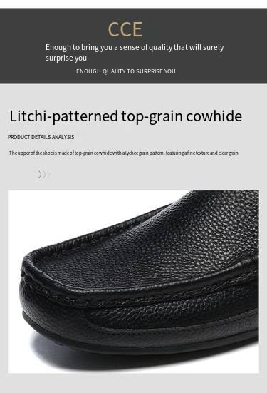 Men's Leather Loafers, Slip-On Casual Shoes4