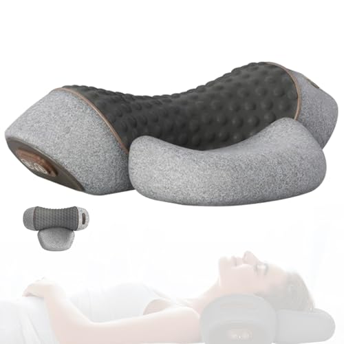 CISSIYOG 3 In-1 Neck Massager,Massage Pillow With Ergonomic Design, Neck And Shoulder Massage With Heated, For Head And Shoulders, Heat Therapy And Relieve Spinal Pain