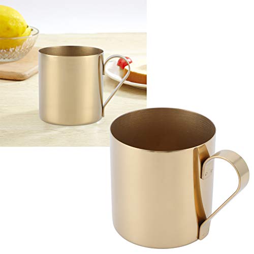 watermok, glad oppervlak 304 roestvrij staal cocktailbeker, hoge hardheid drinkgerei voor het drinken van bier, koffie, water home bar (gouden) - Image 7