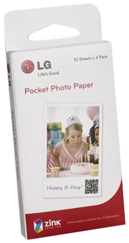 LG Electronics PS2203 - Recambios Papel para Pocket Photo (5 x 7.6 cm)