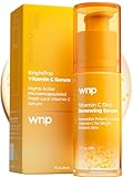 WNP Vitamin C Serum for Face - Dermatologist Tested Anti-Aging & Brightening with Hyaluronic Acid & Vitamin E, Treatment for Dark, Age, Sun Spot, Melasma, Hyperpigmentation, Fine Lines & Wrinkles