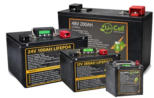 Image of Li-Cell EnergyPro 24V 200Ah Lithium Battery for Solar & Inverter