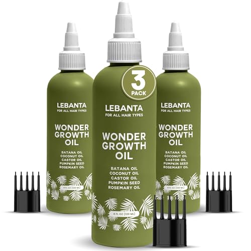 Lebanta Batana Oil – Multi-Botanical Scalp Oil, 4 fl oz (3-Pack)