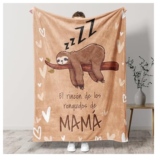 PRSENTLY Regalo Madre, Suave Manta Regalo Mama, Regalos Originales para Madre Mama Mamá Navidad Cumpleaños Dia De La Madre de Hija e Hijo, 152x127cm
