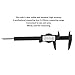 6 Inch Vernier Dial Caliper, 0-150mm Plastic Dial Caliper Vernier Caliper DIY Tools 0.1mm Read Value Imperial Standard(Yellow (English))