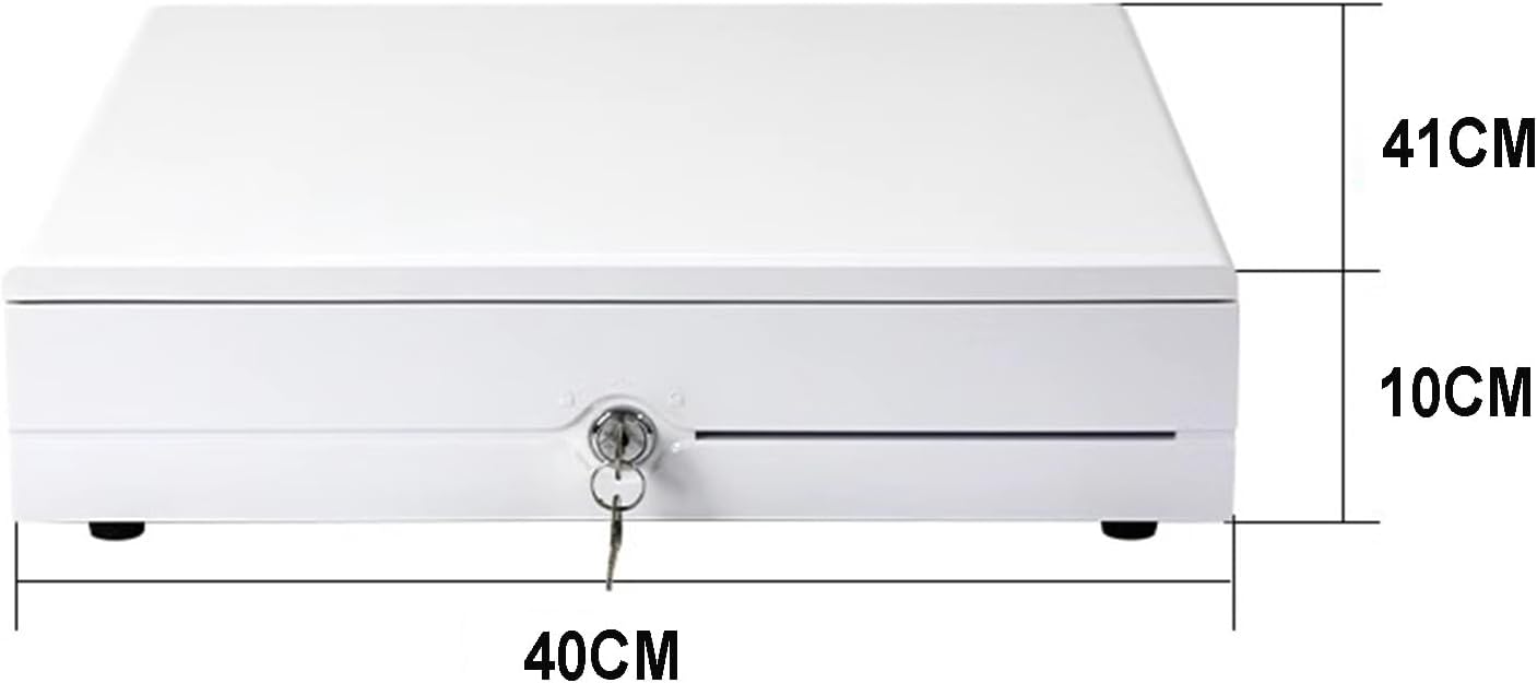 現金箱、 小規模ビジネス向け、大型フロントメディアスロットと取り外し可能なコインコンパートメントを備えたキャッシュレジスタードロワー Amazon |  レジドロワー、5 紙幣 8 コインスロット 取り外し可能なコインコンパートメント キャッシュトレイ、RJ11 ...