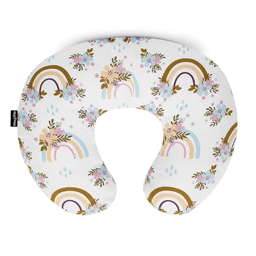 Image of KOSMER ๐๐ข๐ฆ๐ ๐๐ฅ Nursing Pillow for Breastfeeding Newborn Baby | C-Shape Feeding Pillow with Removable Cotton Cover | Tummy Time, Propping & Sitting Support | Baby Feeding Pillow for Mother