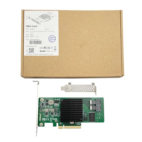 Carte contrôleur HBA interne PCI-E SAS/SATA 12G : Broadcom's SAS 3008, compatible avec 9300-8I – vue 6