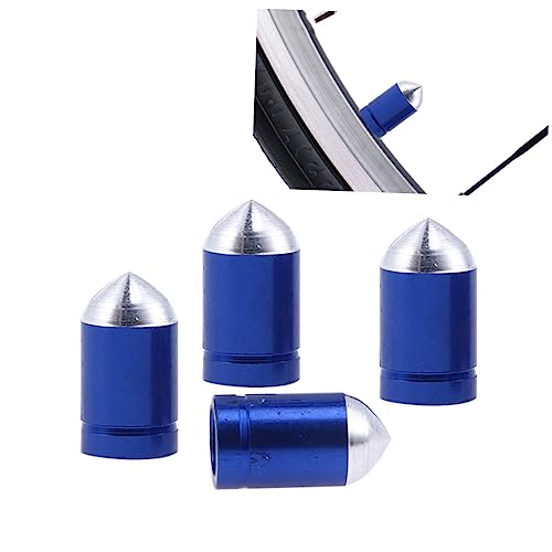 FAVOMOTO 12pcs Tapas de Válvula para Neumáticos de Bicicleta en Aleación de Aluminio Anodizado para Montaña, Previene Suciedad y Lluvia, Fácil Instalación, Decoración para Neumáticos miniatura 3