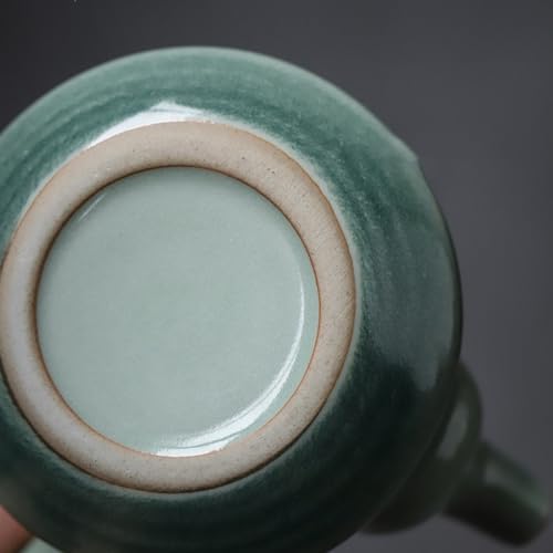 Tetera japonesa de cerámica en porcelana fina para amantes del té 6