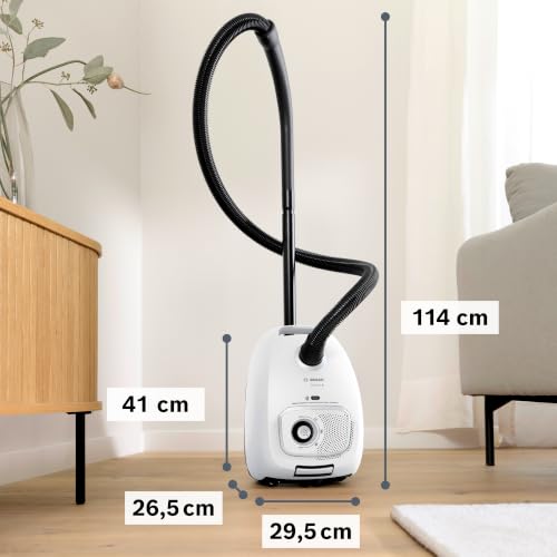 Bosch Staubsauger mit Beutel Serie 4, BGB41WH1, weiß – Ansicht 8