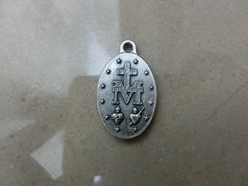 GTBITALY Virgen Milagrosa Anillo de Plata con 10 Medallas