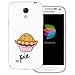 Produktbild dessana Sketch Food transparente Schutzhülle Handy Case Cover Tasche für Samsung Galaxy S4 Mini Kuchen Pie