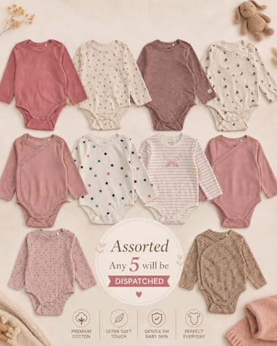 Image of TuddyBuddy 100% Cotton Romper /Bodysuit for Baby Girls