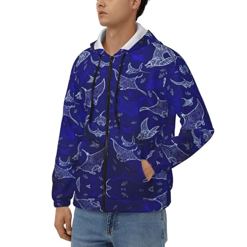Veste à capuche thermique pour vos sorties sweat zippé ample mer