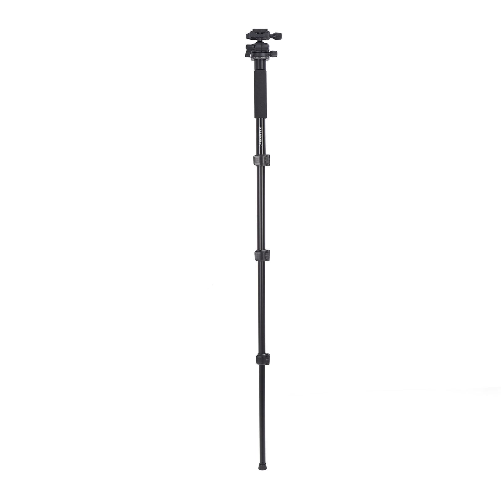Dioche Trépied de Téléphone Trépied Compact en Aluminium Léger avec Rotule pour Appareil Photo et Téléphone - Hauteur Maximale 68,9 Pouces, capacité de Charge 4 Kg, de Voyage Portable avec Monopode