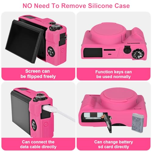 Funda de silicona para Canon PowerShot G7 X Mark III miniatura 4