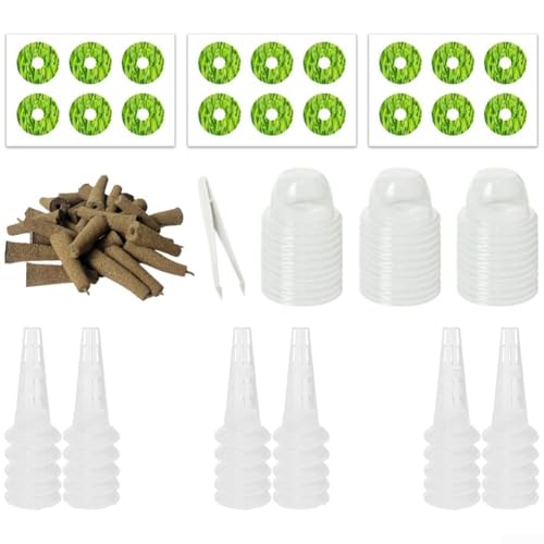 30 cestini e coperture per piantare senza sforzo con cotone per giardinaggio domestico