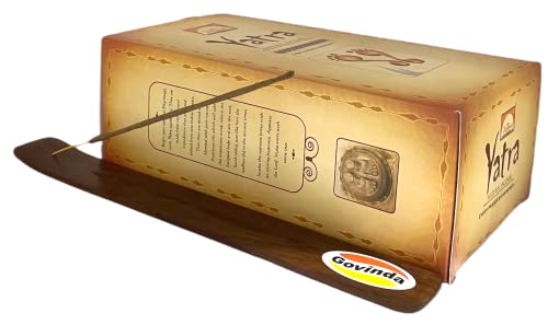 Govinda-Incense-Stick-Holder-Bundle-with-Parimal-Yatra-Natural-Incense-Sticks-180-Grams