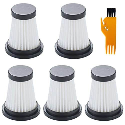 Lot de 5 filtres HEPA pour aspirateur sans fil MOOSOO K12 K12 Pro K13 pour Genius Invictus One 1.0 X7 2.0