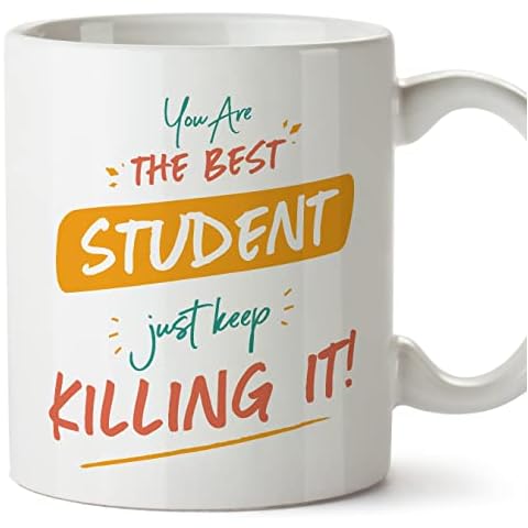 MUGFFINS Student Woman Mug - in English - You are The Best Keep Killing it - Funny Gift for Colleagues - Ceramic 11oz Mug Cover