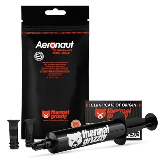 Thermal Grizzly - Aeronaut - 26 Gram/10 ml - High Performance Thermal Paste - Ideal Entry Level Thermal Grease - Compatible with Most Cooling Solutions CPU/GPU/PS4/PS5/Xbox