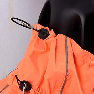 Dogs-Waterproof-Outdoor-Jacket-Raincoat-with-Reflective-Trim-and-Adjustable-Belt-X-Large-Orange - Cucciolini Doodles   Dogs-Waterproof-Outdoor-Jacket-Raincoat-with-Reflective-Trim-and-Adjustable-Belt-X-Large-Orange