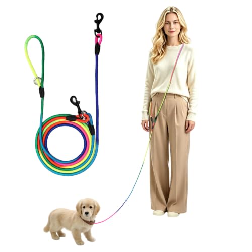 Freihändige Hundeleine für Kleine Hunde, 2,8m, Durchmesser 0,5cm, Reflektierend, Verstellbar,