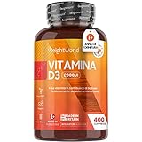Vitamina D3 Alto Dosaggio Senza Glutine - La nostra vitamin d contiene 400 compresse molto piccole e facili da deglutire. Ti basterà assumere una compressa d3 vitamina al giorno, preferibilmente dopo i pasti. Inoltre, le nostre compresse di vit d possono essere assunte da persone con intolleranza al glutine e vegetariani.