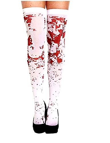 la Rodilla Medias Blancas con Manchas de Sangre de un tamaño de Accesorios Idea vestidores