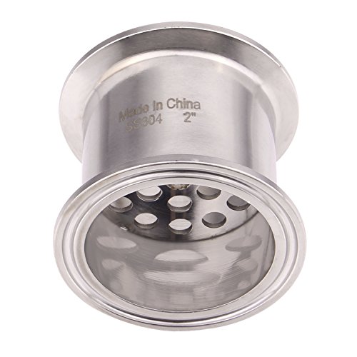 Dernord 2" Tri Clamp Filter Plate - High Pressure Sanitary Fitting With 6Mm Holes #TOP2