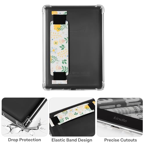 Image of CoBak 6.8 inch Clear Case, not for iPad(A0723) | Lightweight, Scratch-Proof Silicone Back Cover with Hand Strap