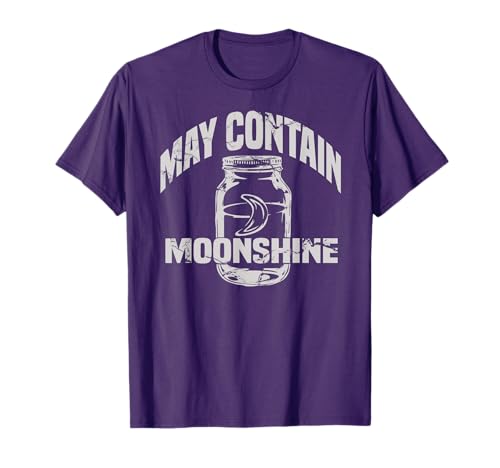 May Contain Moonshine Funny Gift T-Shirt