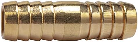 LTWFITTING Brass Barb Splicer Mender 3/4-Inch ID Hose Fitting Air Boat Fuel Hose Joiner(Pack of 25)