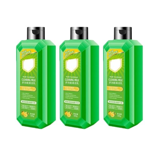 Image of Multi-Functional Cleaning Milk | All Purpose Cleaner Liquid for Kitchen & Bathroom | Strong & Stain Remover for Stove Tops, Tiles, Glass (2, 250ML)